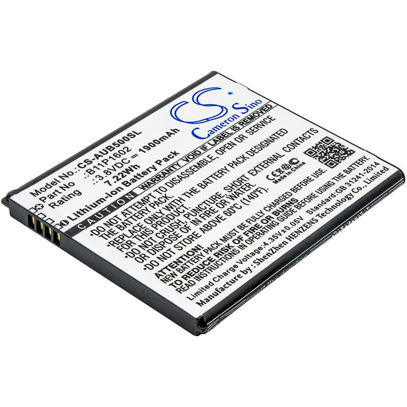 3.8V, 1900mAh, Li-ion Battery fits Asus, X00a, X00ada, 7.22Wh