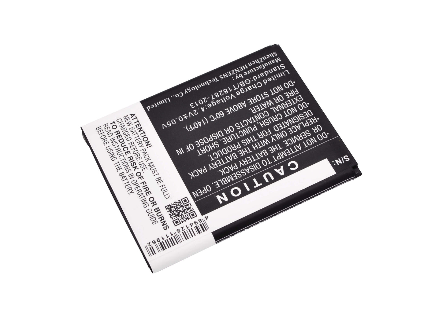3.7V, 1450mAh, Li-ion Battery fits Alcatel, A463, A463bg, 5.365Wh