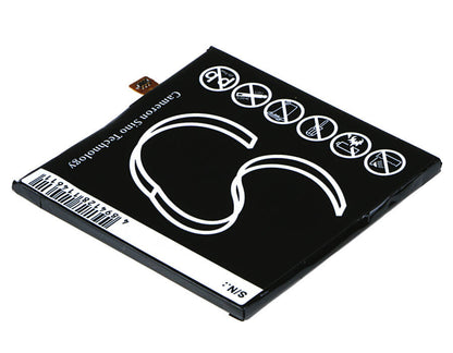 3.8V, 2000mAh, Li-Polymer Battery fits Tcl, I708u, I709m, 7.6Wh