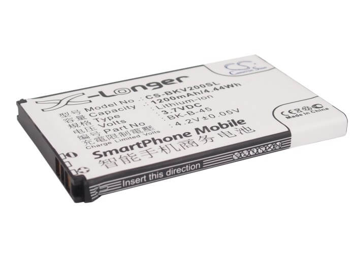 3.7V, 1200mAh, Li-ion Battery fits Bbk, Vivo S1, Vivo S6, 4.44Wh