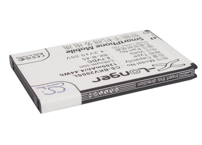 3.7V, 1200mAh, Li-ion Battery fits Bbk, Vivo S1, Vivo S6, 4.44Wh
