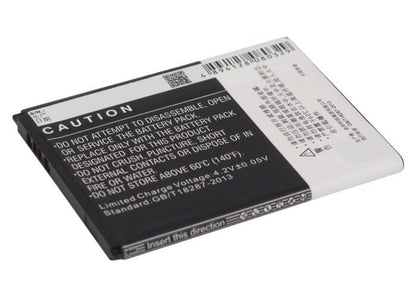 3.7V, 1300mAh, Li-ion Battery fits Alcatel, 4013x, 4028s-2aalus1, 4.81Wh