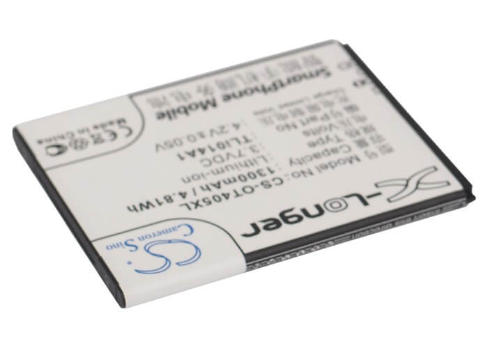 3.7V, 1300mAh, Li-ion Battery fits T-mobile, Evolve, Evolve 3g, 4.81Wh