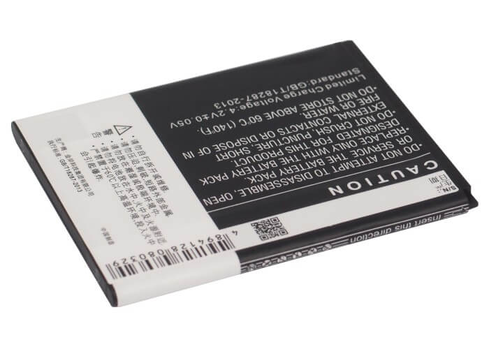 3.7V, 1300mAh, Li-ion Battery fits T-mobile, Evolve, Evolve 3g, 4.81Wh