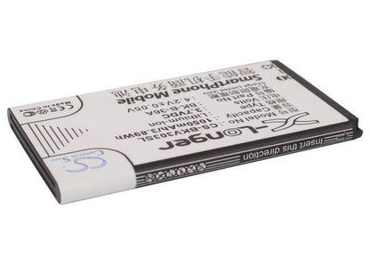 3.7V, 1050mAh, Li-ion Battery fits Bbk, Vivo V303, Vivo Y1, 3.885Wh