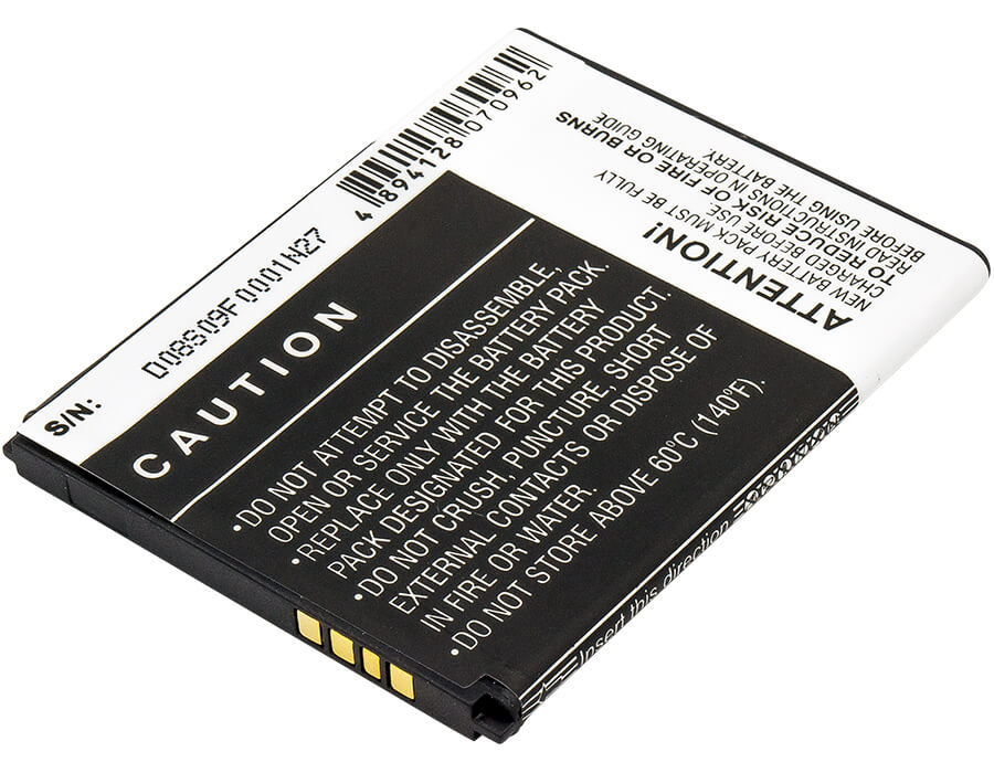 3.7V, 1450mAh, Li-ion Battery fits Uscellular, Adr3045, One Touch Shockwave, 5.365Wh