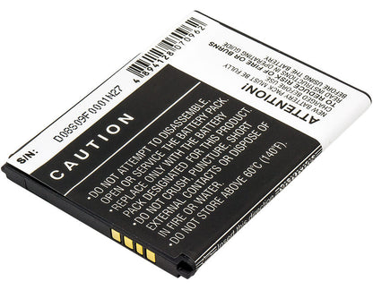3.7V, 1450mAh, Li-ion Battery fits Uscellular, Adr3045, One Touch Shockwave, 5.365Wh
