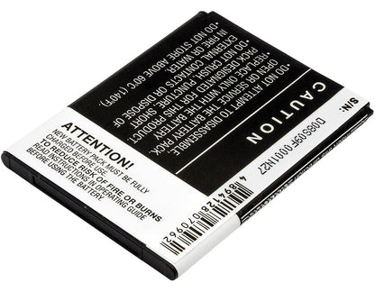 3.7V, 1450mAh, Li-ion Battery fits Tcl, J210, J300, 5.365Wh