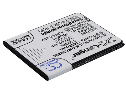3.7V, 1450mAh, Li-ion Battery fits Phicomm, F11, I508, 5.365Wh