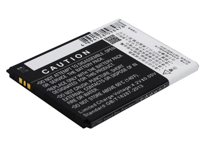 3.7V, 1450mAh, Li-ion Battery fits Phicomm, F11, I508, 5.365Wh