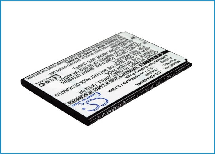 3.7V, 1000mAh, Li-ion Battery fits Sony Ericsson, Kumquat, St25, 3.7Wh