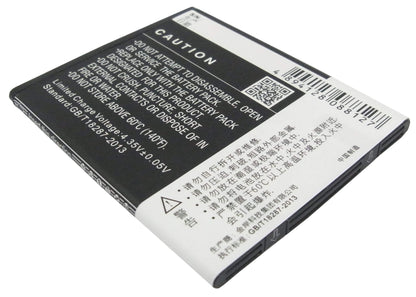 3.8V, 1700mAh, Li-ion Battery fits Bbk, Vivo Y11, Vivo Y11t, 6.46Wh
