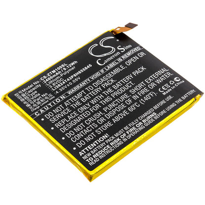 3.8V, 2400mAh, Li-Polymer Battery fits Zte, Mono Mo-01j, Mono Mo-01j Td-lte, 9.12Wh