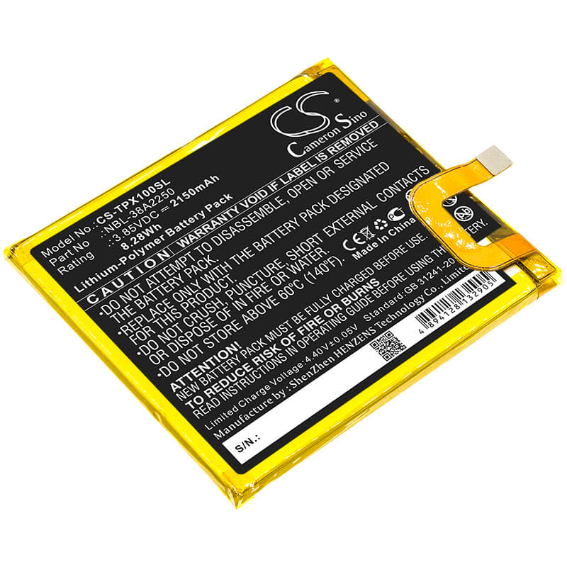 3.85V, 2150mAh, Li-Polymer Battery fits Neffos, Tp902c, X1, 8.2775Wh
