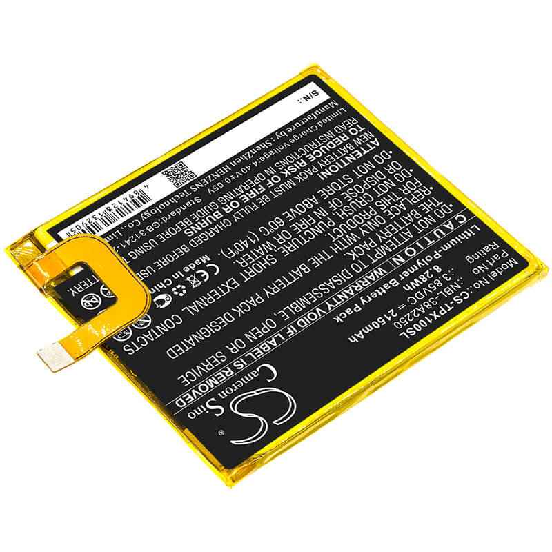 3.85V, 2150mAh, Li-Polymer Battery fits Neffos, Tp902c, X1, 8.2775Wh