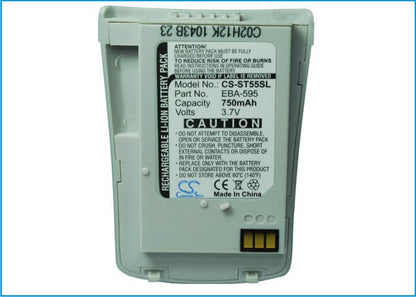 3.7V, 750mAh, Li-ion Battery fits Siemens, St50, St55, 2.775Wh