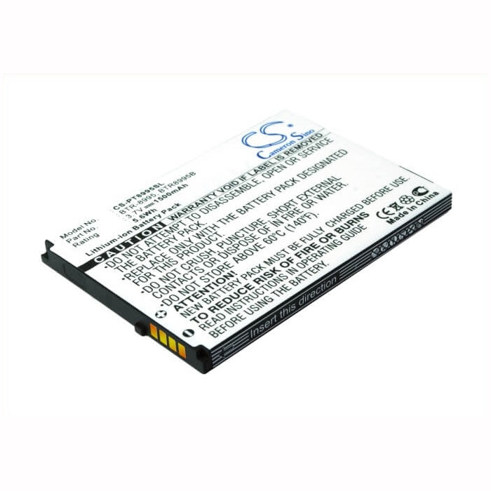 3.7V, 1400mAh, Li-ion Battery fits Pantech, Adr8995, Adr8995vw, 5.18Wh