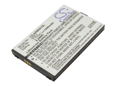 3.7V, 1200mAh, Li-ion Battery fits Auro, M301, 4.44Wh
