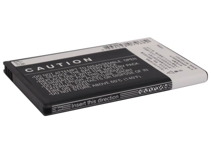 3.7V, 1200mAh, Li-ion Battery fits Bbk, Vivo E1t, Vivo I370, 4.44Wh