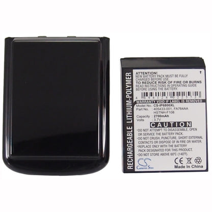 3.7V, 2700mAh, Li-Polymer Battery fits Hp, Ipaq Hw6800, Ipaq Rw6800, 9.99Wh