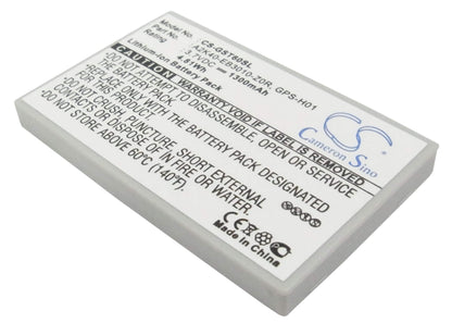 3.7V, 1300mAh, Li-ion Battery fits Gigabyte, Gsmart Mw998, Gsmart T600, 4.81Wh