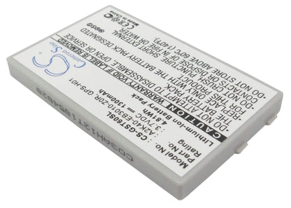 3.7V, 1300mAh, Li-ion Battery fits Gigabyte, Gsmart Mw998, Gsmart T600, 4.81Wh