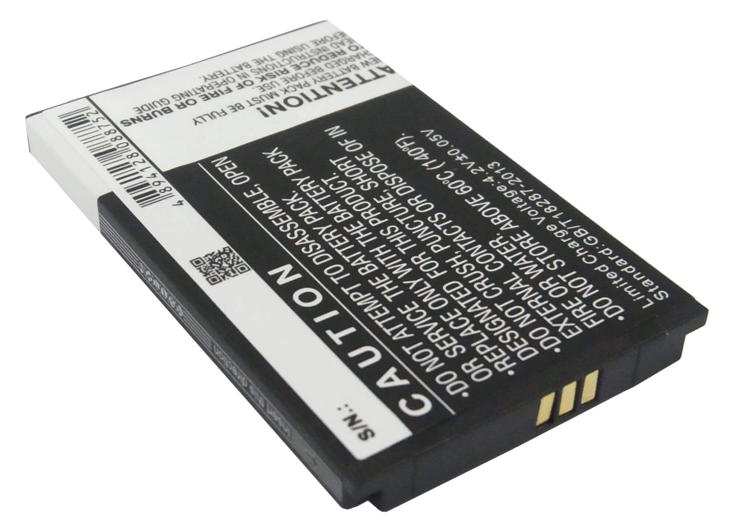 3.7V, 1250mAh, Li-ion Battery fits Gionee, A320, A350, 4.625Wh