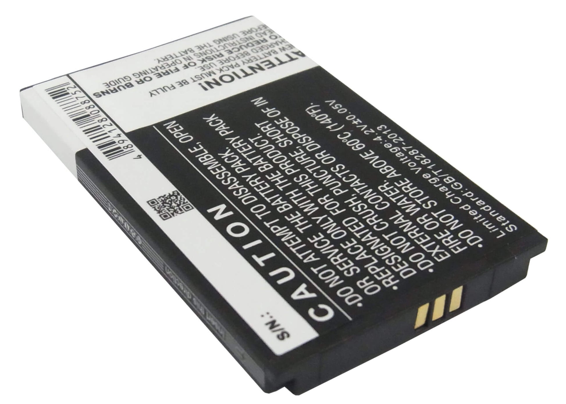 3.7V, 1250mAh, Li-ion Battery fits Gionee, A320, A350, 4.625Wh