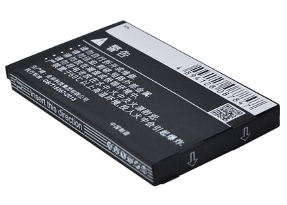 3.7V, 1350mAh, Li-ion Battery fits K-touch, B818, C208, 4.995Wh