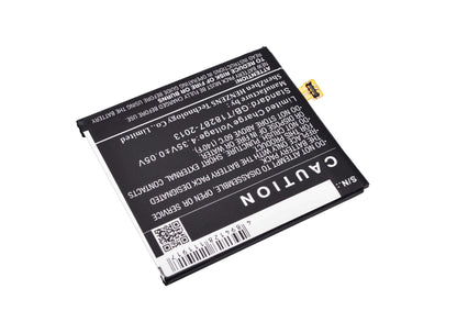 3.8V, 2500mAh, Li-Polymer Battery fits Blu, Selfie, V030u, 9.5Wh
