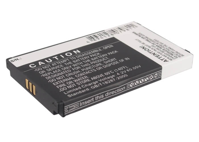 3.7V, 1800mAh, Li-ion Battery fits Viewsonic, Q1, Q3, 6.66Wh