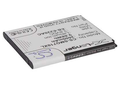 3.8V, 2600mAh, Li-ion Battery fits Samsung, Galaxy Grand 2, Galaxy Grand 2 Duos, 9.88Wh