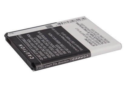 3.8V, 2600mAh, Li-ion Battery fits Samsung, Galaxy Grand 2, Galaxy Grand 2 Duos, 9.88Wh