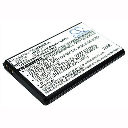 3.7V, 1800mAh, Li-ion Battery fits Huawei, Honor, M886, 6.66Wh