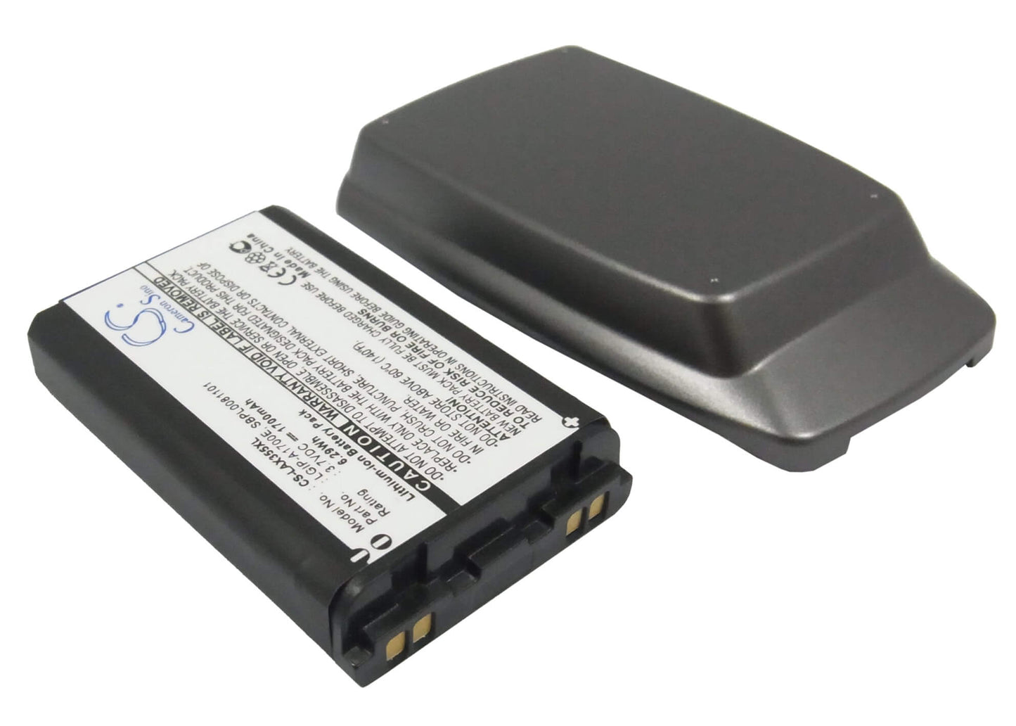 3.7V, 1700mAh, Li-ion Battery fits Lg, Ax355, Lx355, 6.29Wh