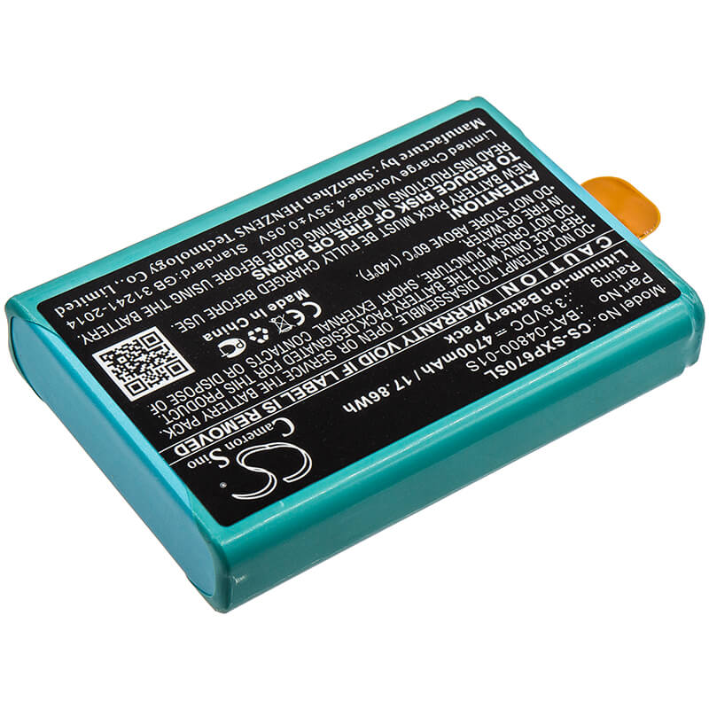 3.8V, 4700mAh, Li-ion Battery fits Sonim, Xp6, Xp6700, 17.86Wh