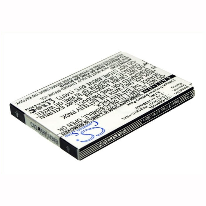 3.7V, 1530mAh, Li-Polymer Battery fits Toshiba, Portege G810, 5.661Wh