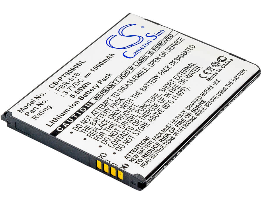 3.7V, 1500mAh, Li-ion Battery fits Pantech, Discover, Magnus, 5.55Wh