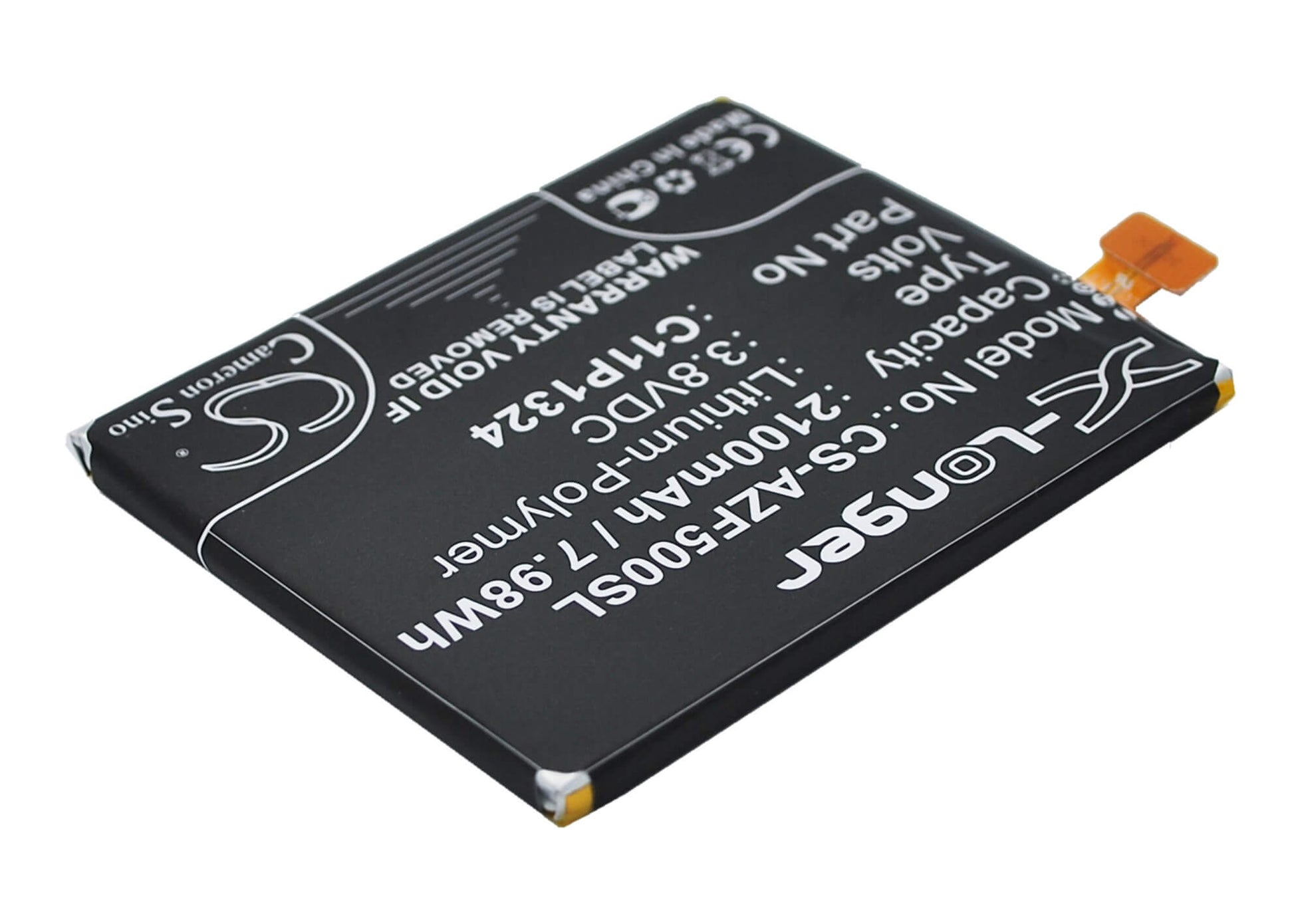 3.8V, 2100mAh, Li-Polymer Battery fits Asus, A500cg, A500kl, 7.98Wh