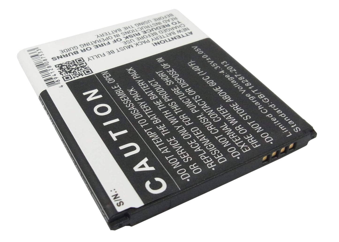 3.8V, 1800mAh, Li-ion Battery fits Samsung, Galaxy Ace 3 Lte, Galaxy Light, 6.84Wh
