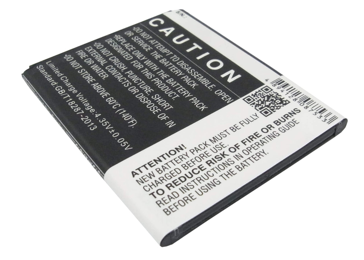 3.8V, 1800mAh, Li-ion Battery fits Samsung, Galaxy Ace 3 Lte, Galaxy Light, 6.84Wh