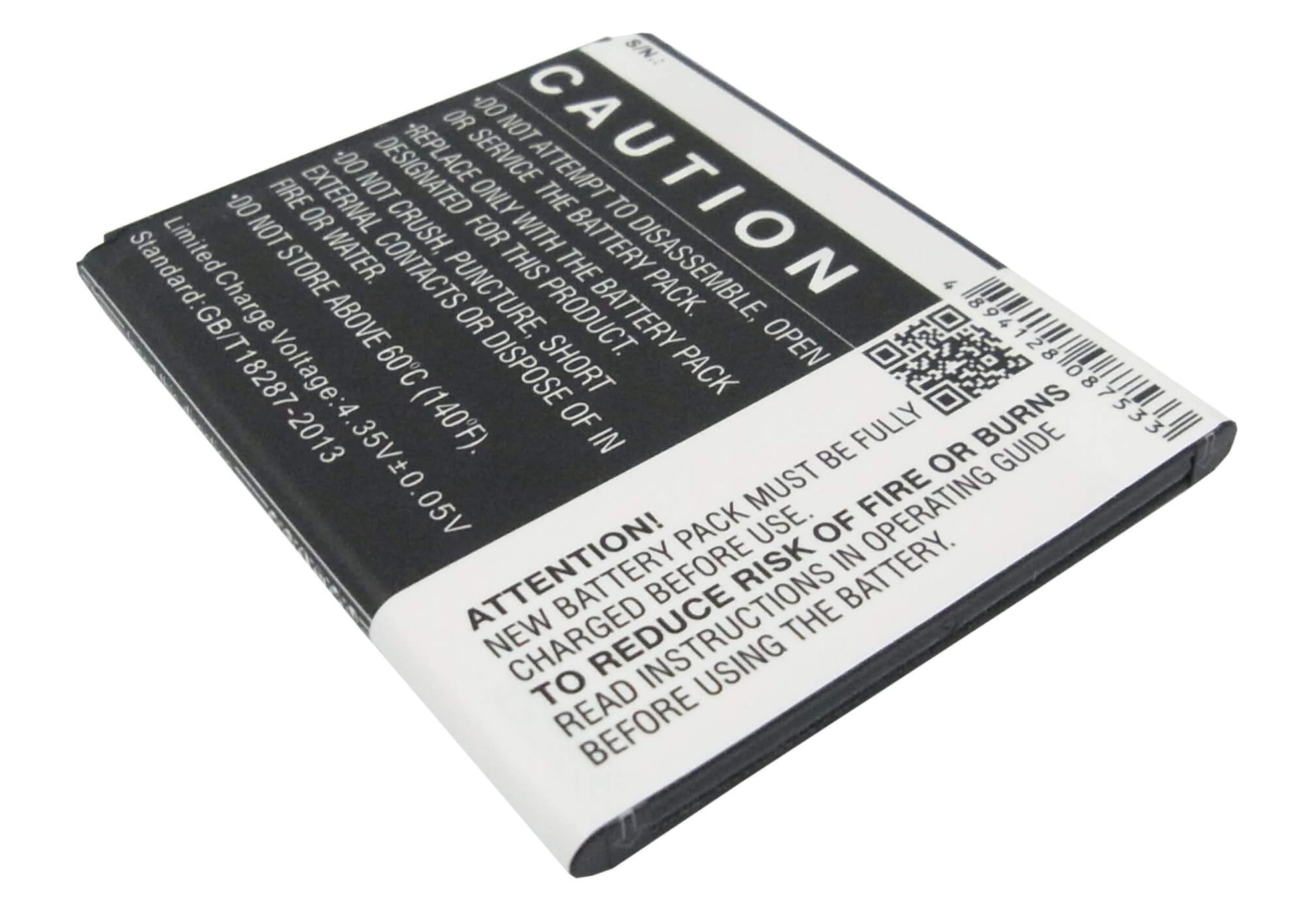 3.8V, 1800mAh, Li-ion Battery fits Samsung, Galaxy Ace 3 Lte, Galaxy Light, 6.84Wh
