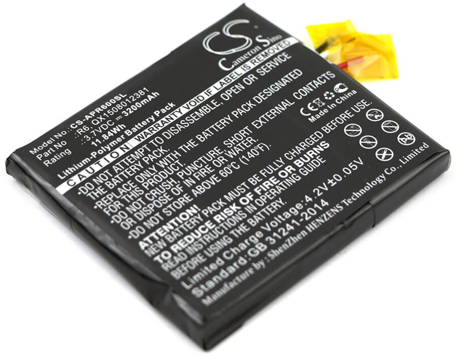3.7V, 3200mAh, Li-Polymer Battery fits Myphone, Hammer Axe, Hammer Axe Lte, 11.84Wh
