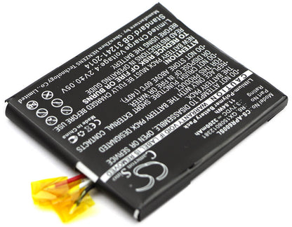3.7V, 3200mAh, Li-Polymer Battery fits Myphone, Hammer Axe, Hammer Axe Lte, 11.84Wh