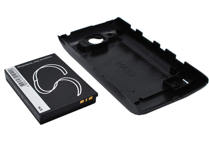 Black, 3.7V, 2500mAh, Li-ion Battery fits Sharp, 003sh, Dm009sh, 9.25Wh