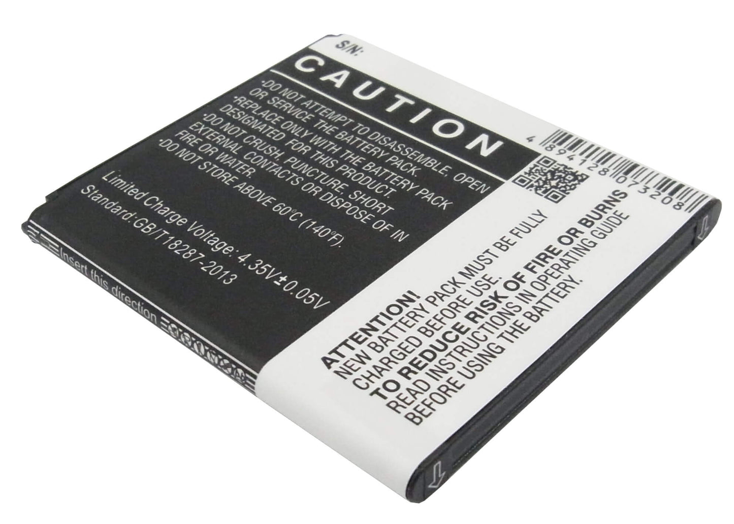 CS-SMI545XL, Mobile, Smartphone 3.8V, 2600mAh, Li-ion Battery fits Samsung, Altius, Galaxy S 4 Duos, 9.88Wh