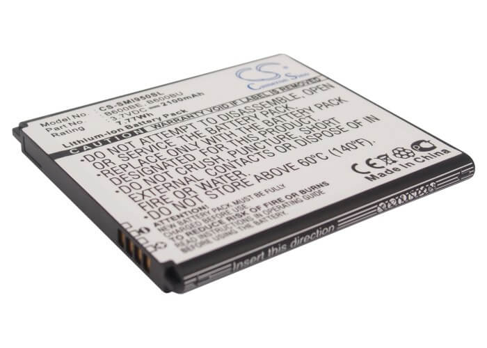 3.7V, 2100mAh, Li-ion Battery fits Samsung, Altius, Galaxy S 4 Duos, 7.77Wh