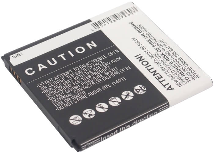 CS-SMI950XL, Mobile, Smartphone 3.8V, 2600mAh, Li-ion Battery fits Samsung, Altius, Galaxy S 4 Duos, 9.88Wh