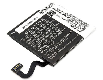3.7V, 2000mAh, Li-Polymer Battery fits Nokia, Lumia 920, Lumia 920 4g, 7.4Wh