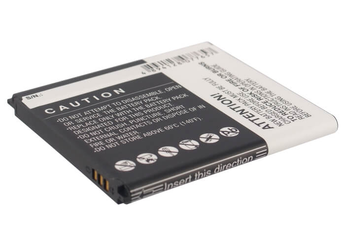 3.8V, 2600mAh, Li-ion Battery fits Samsung, Galaxy Beam 2, Galaxy Mega 5.8, 9.88Wh